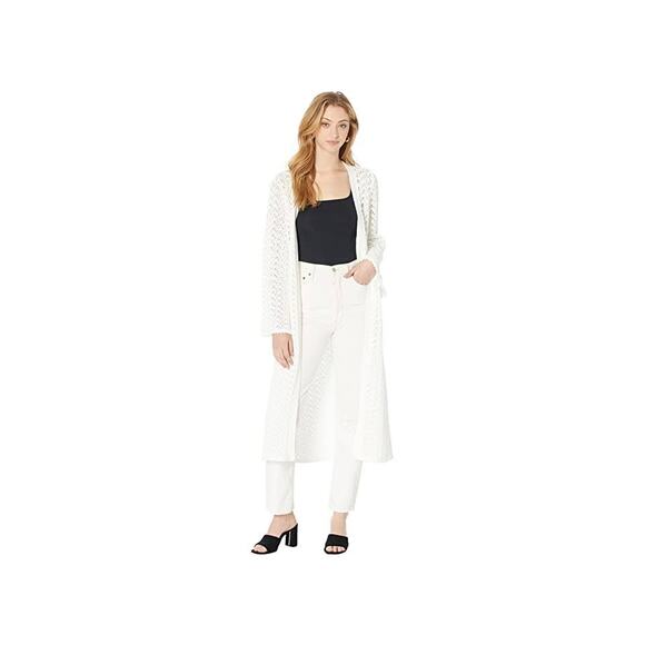 Trina‎ Turk Crochet Long Cardigan - Picture 1 of 7